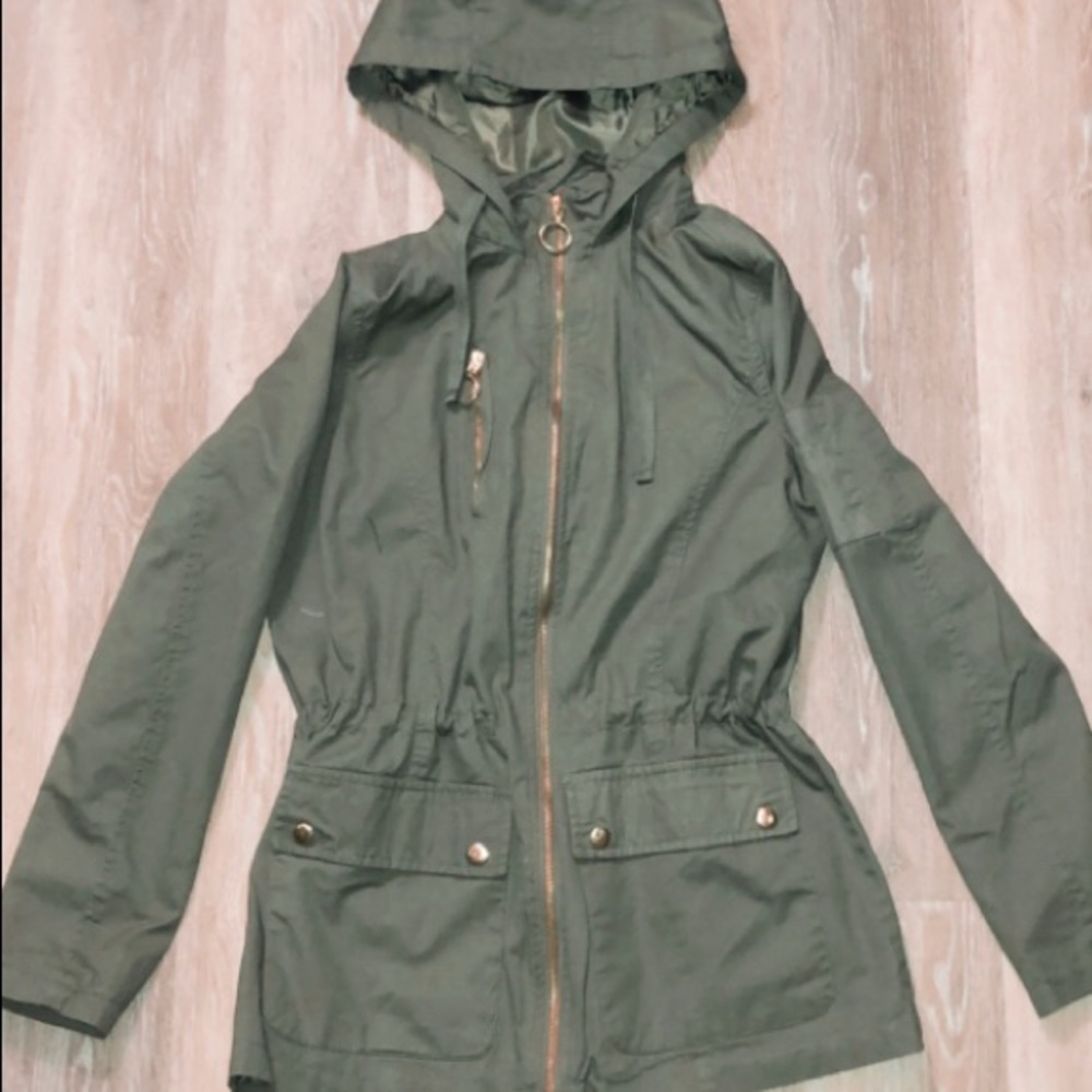 Army green jacket